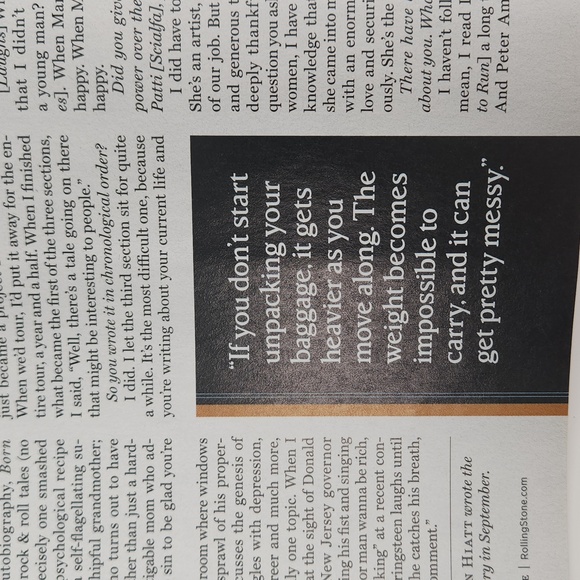 BRUCE SPRINGSTEEN ROLLING STONE 1272, OCT 20, 2016 VG+ CONDITION - Picture 10 of 17